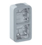 Legrand Plexo - Boîtier 2 postes verticaux - IP55/IK07 - 069661