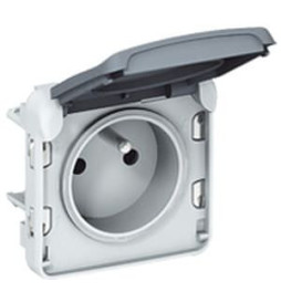 Legrand Plexo - Prise de courant 2P+T composable 16A - 230V - IP55/IK07 - 069551