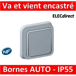 Legrand Plexo - Va-et-Vient encastré 10A - 230V - IP55/IK07 - 069811