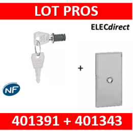 Legrand - Porte Drivia transparente 39 modules IP40 - IK07 pour coffret 401213 + serrure- 401343+401391