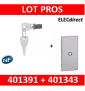 Legrand - Porte Drivia transparente 39 modules IP40 - IK07 pour coffret 401213 + serrure- 401343+401391