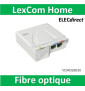 Schneider - LexCom Home Dispositif Terminaison Intérieur Optique équipé 2 traversées SC/APC - VDIR326030