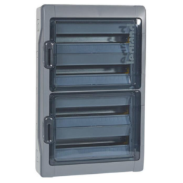 Legrand - Plexo - Coffret étanche 72 modules - 4 rangées - IP65/IK09 - Réf : 001927