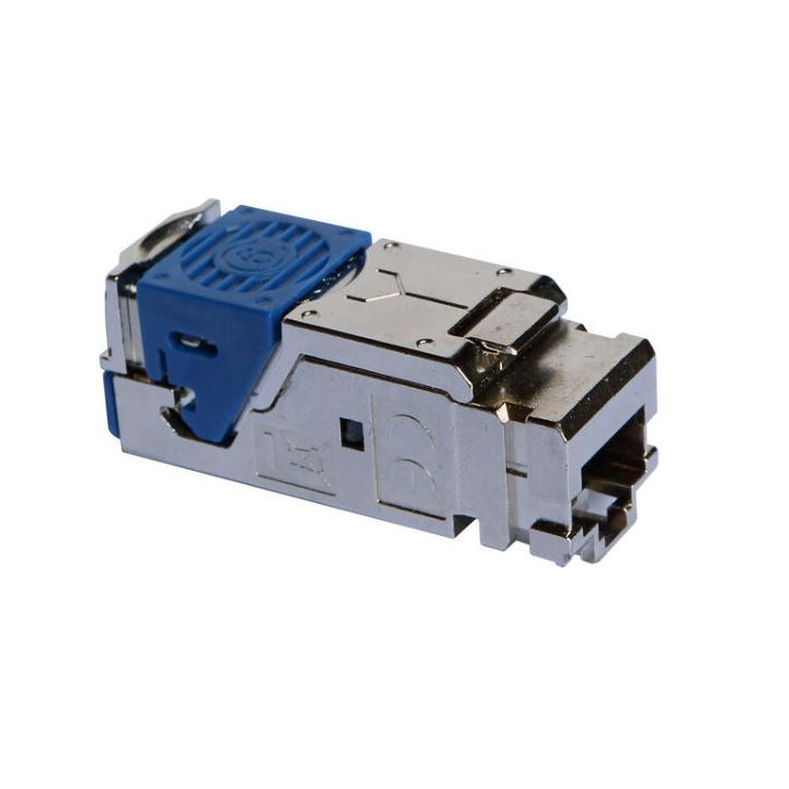 Legrand - Coffret VDI GRADE 2 avec brassage 18M STP - TV sur RJ45 - 4 RJ45 - Réf : 418248