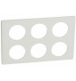 Legrand Céliane - Plaque 2 x 3 postes - Blanc - Réf : 068609