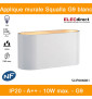 Spectrum - Applique murale intérieur bi-directionnelle - Squalla G9 blanc - IP20, 10W LED max, A++ - Réf : SLIP006001